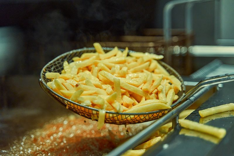 Starbird Waffle Fries golden and crispy